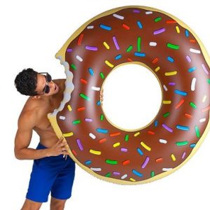 Giant Chocolate Donut Pool Float