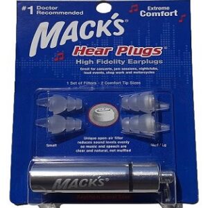 Macks High Fidelity Hear Plugs