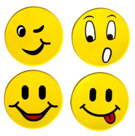 Sinking Smiley Face Spots (set of 4)