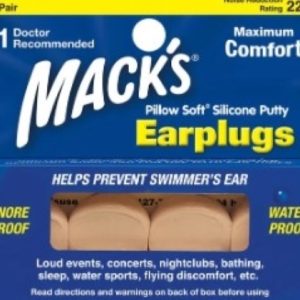Mack’s Silicone Putty Snoozers Earplugs-2pr